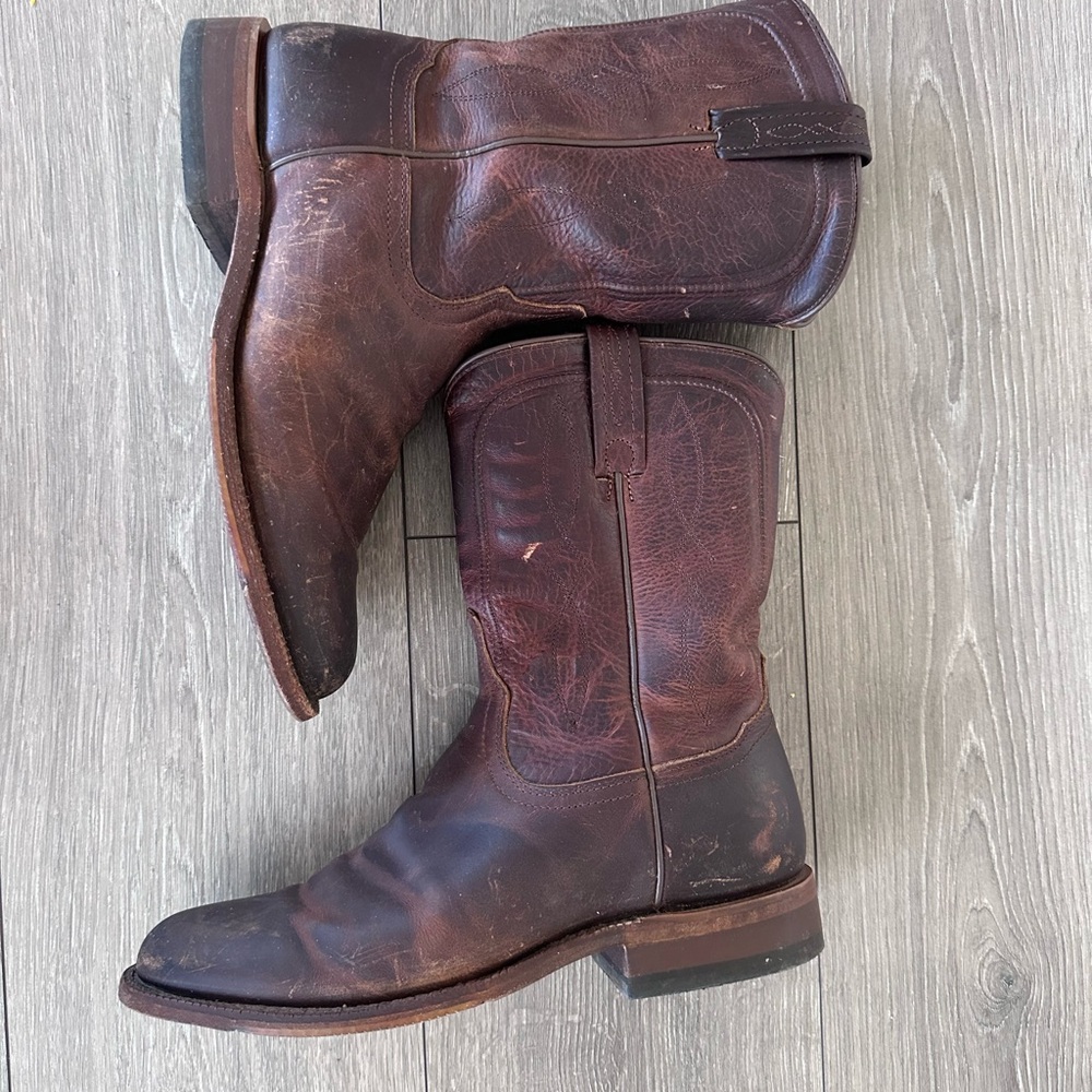 Tony Lama Whiskey Brown Western Boots